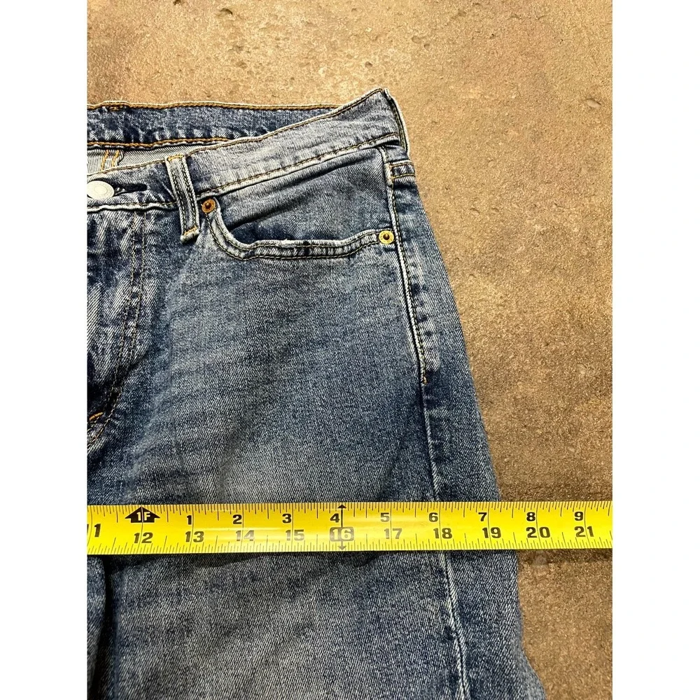 Levi's 541 Athletic Straight Jeans Mens 31x32 Blue Whiskering Denim Medium Wash‎